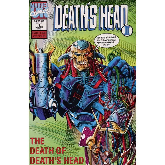 Death's Head II (Vol. 1) #1 VF ; Marvel UK Comic Book