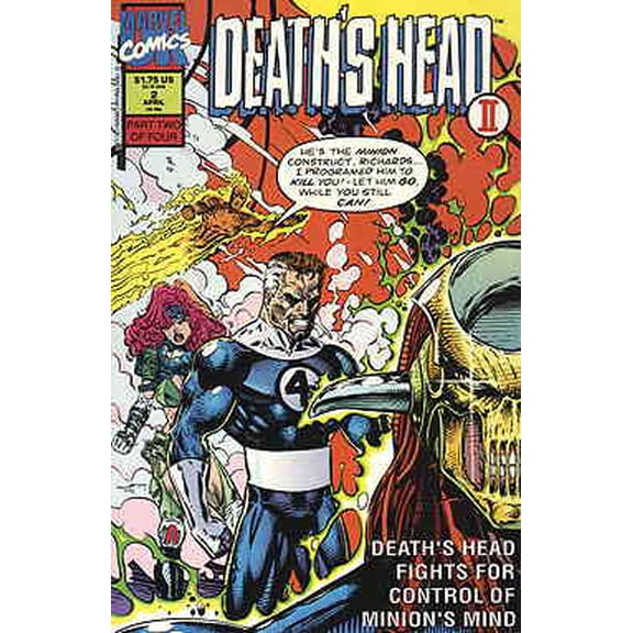 Death's Head II (Vol. 1) #2 VF ; Marvel UK Comic Book