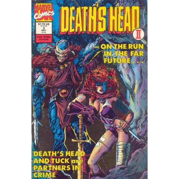 Death's Head II (Vol. 1) #3 VF ; Marvel UK Comic Book