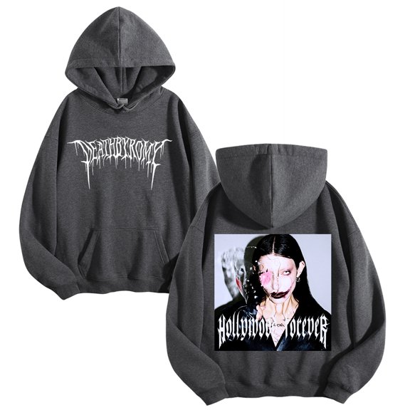 DeathbyRomy 2025 Tour Hoodies Casual Longsleeve Unisex Pullovers Hip Hop Sweatshirt
