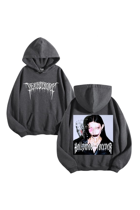 DeathbyRomy 2025 Tour Hoodies Casual Longsleeve Unisex Pullovers Hip Hop Sweatshirt