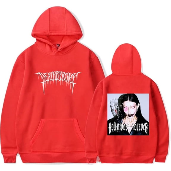 DeathbyRomy 2025 Tour Merch Hoodie Pockets Drawstring Unisex Hooded Sweatshirt Fashion Clothing