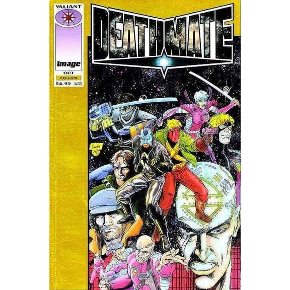 Deathmate #3 Gold Variant VF ; Valiant Comic Book