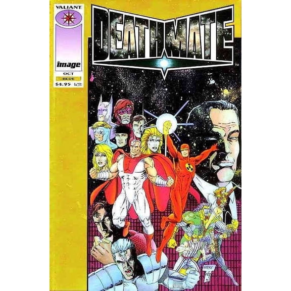 Deathmate #4 Gold Variant VF ; Valiant Comic Book