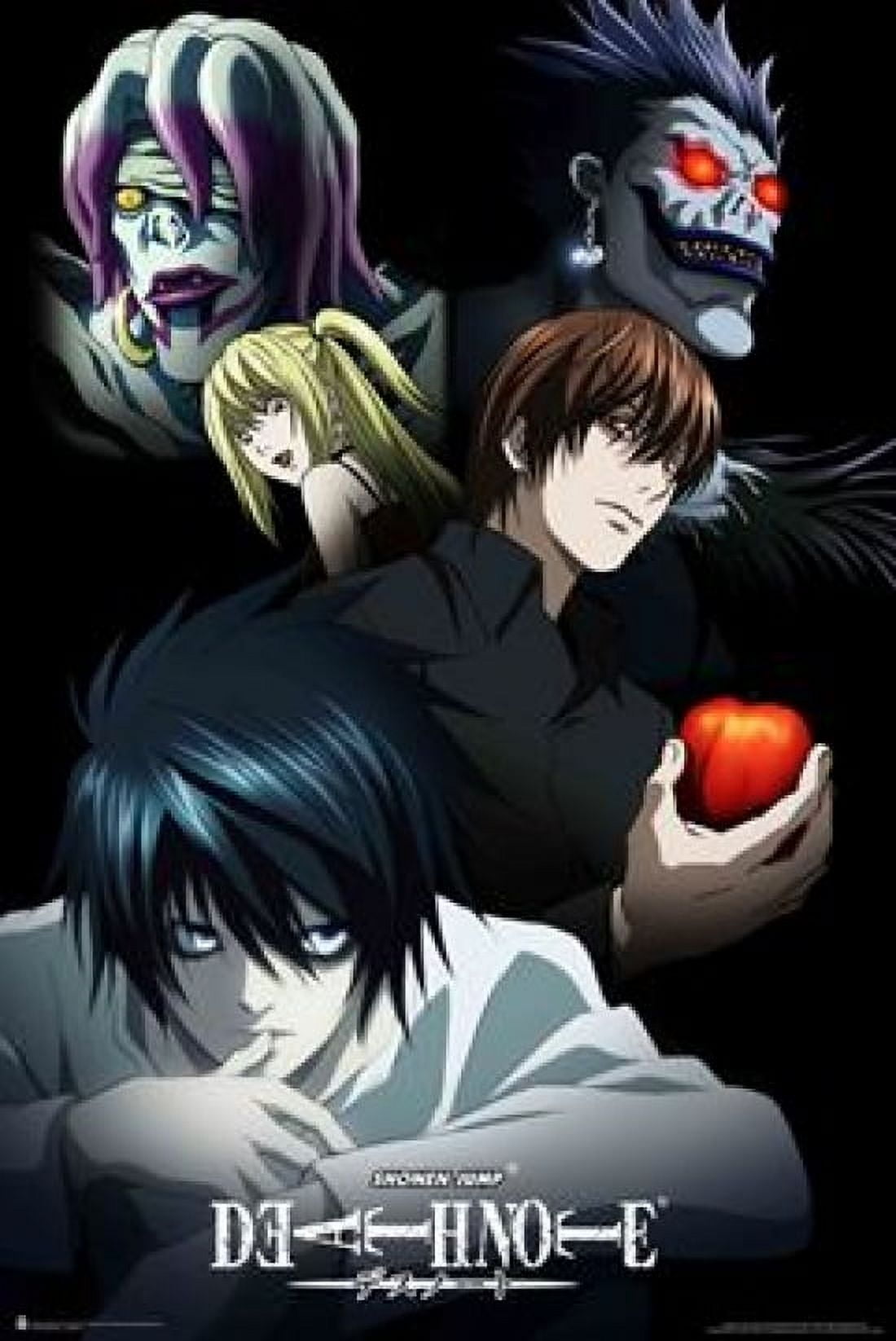 Deathnote Characters - Anime Laminated Poster (24 x 36) - Walmart.com