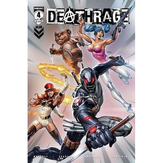 Deathrage #4A VF ; Merc Comic Book