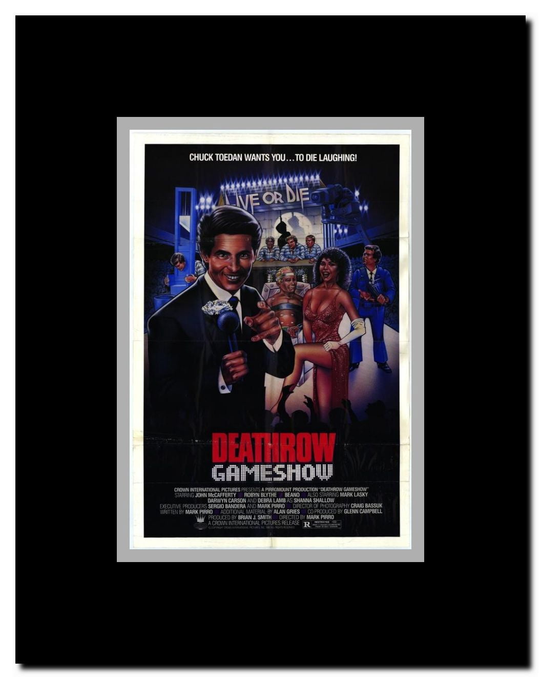 Deathrow Gameshow Framed Movie Poster