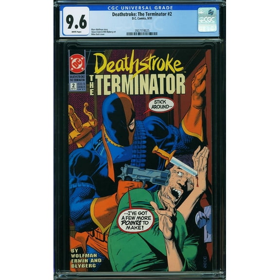 Deathstroke: The Terminator #2 - CGC 9.6 Comic Book