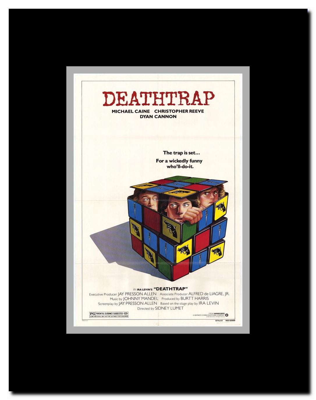 Deathtrap Framed Movie Poster