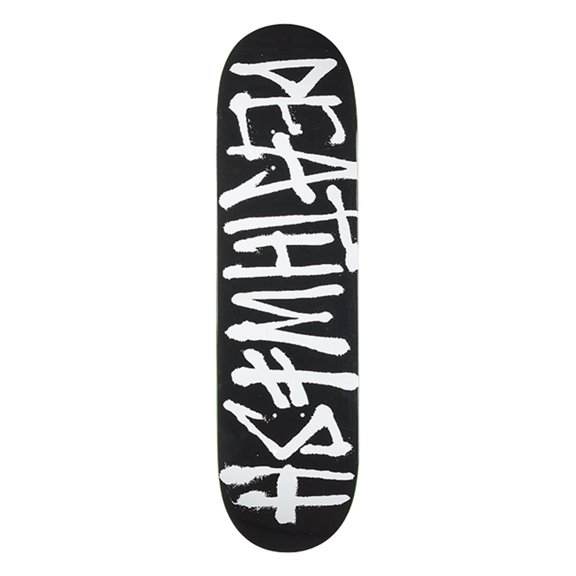 Deathwish Deathspray Skateboard Deck - 8.75" Black/White (Deck Only)