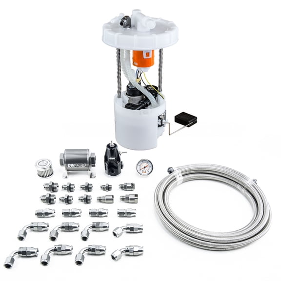 DeatschWerks 06-11 Honda Civic Si K20 DW400 Pump Module Return Kit w/PTFE Fuel Lines