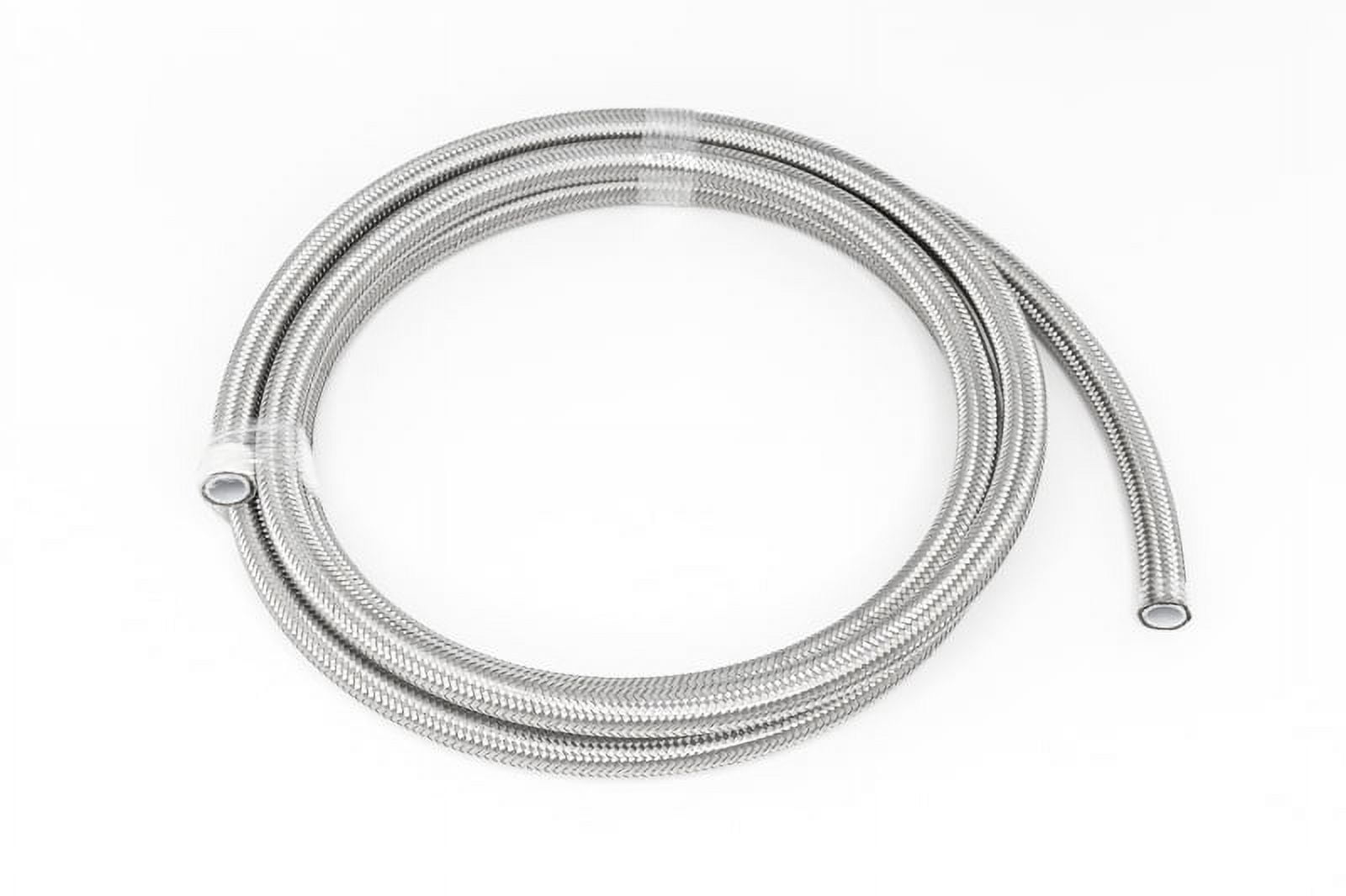DeatschWerks 10AN SS Double Braided CPE Hose 20 Feet (6-02-0814-20) main image 0