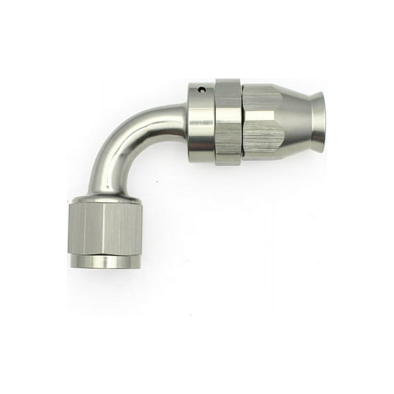 DeatschWerks 8AN Female Swivel 90-Degree Hose End PTFE (Incl. 1 Olive Insert)