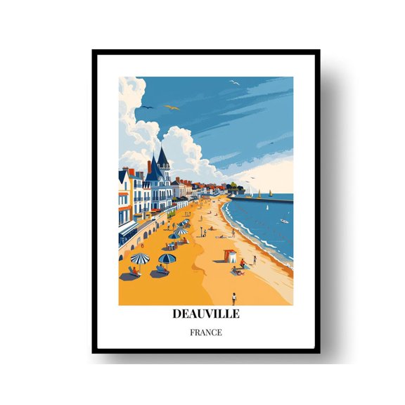 Deauville Travel Print