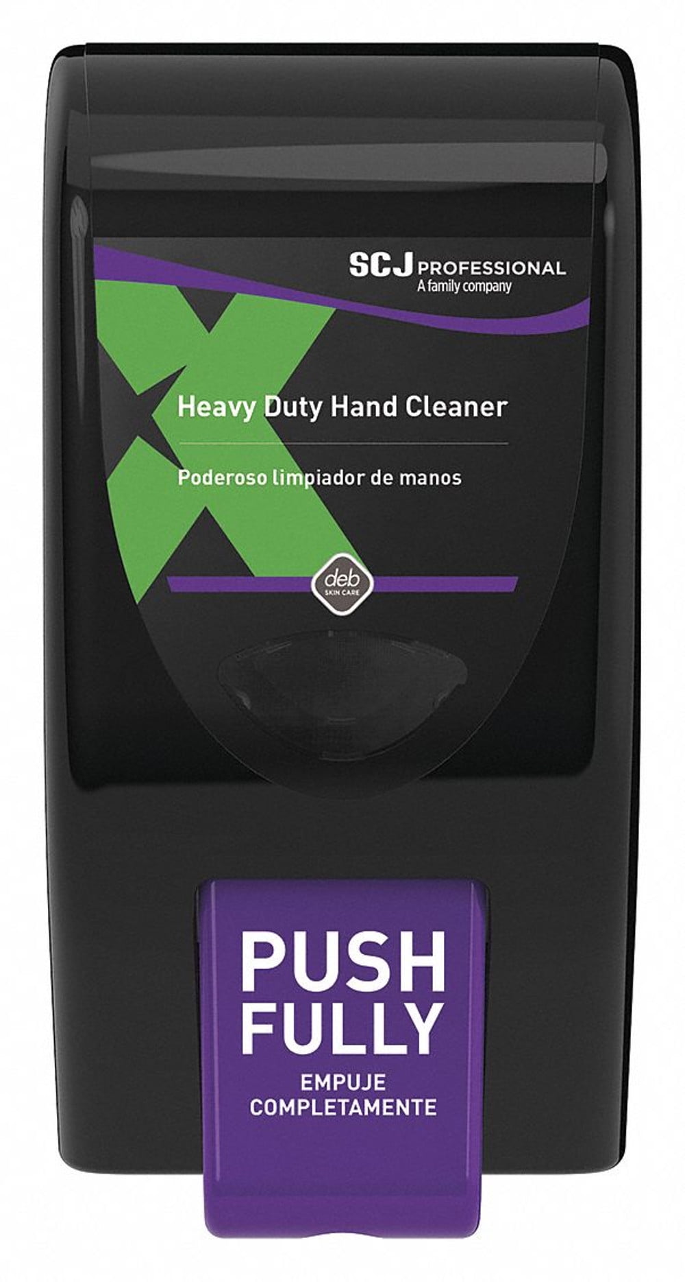 High Gloss Black Foaming Soap Dispenser with Locking Cabinet