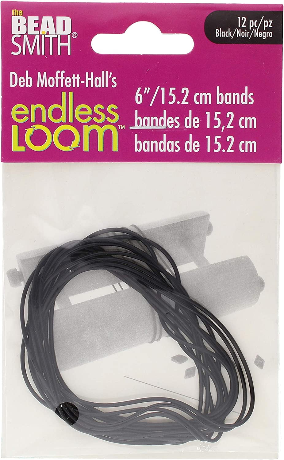 The Beadsmith Endless Loom Bänder - 72 Stück Silikon-Bänder Für Armbänder Ohne Verziehen