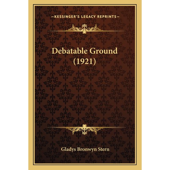 Debatable Ground (1921) (Paperback)