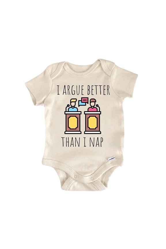 Debate Debator Newborn Baby Bodysuit