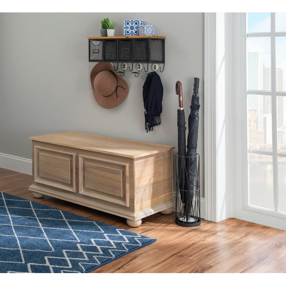 Debatin Cedar Storage Chest with Soft Close Hinges, Natural