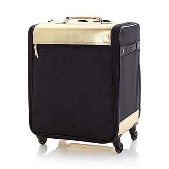 Debbee Debbee Flip 'N Pack Collapsible Rolling Storage - Black/Gold Solid ...