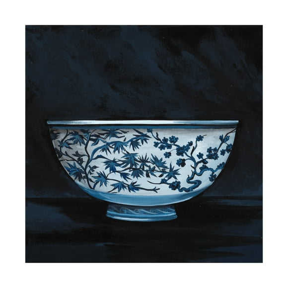 Debbi Wetzel 'Blue Willow Bowl' Canvas Art