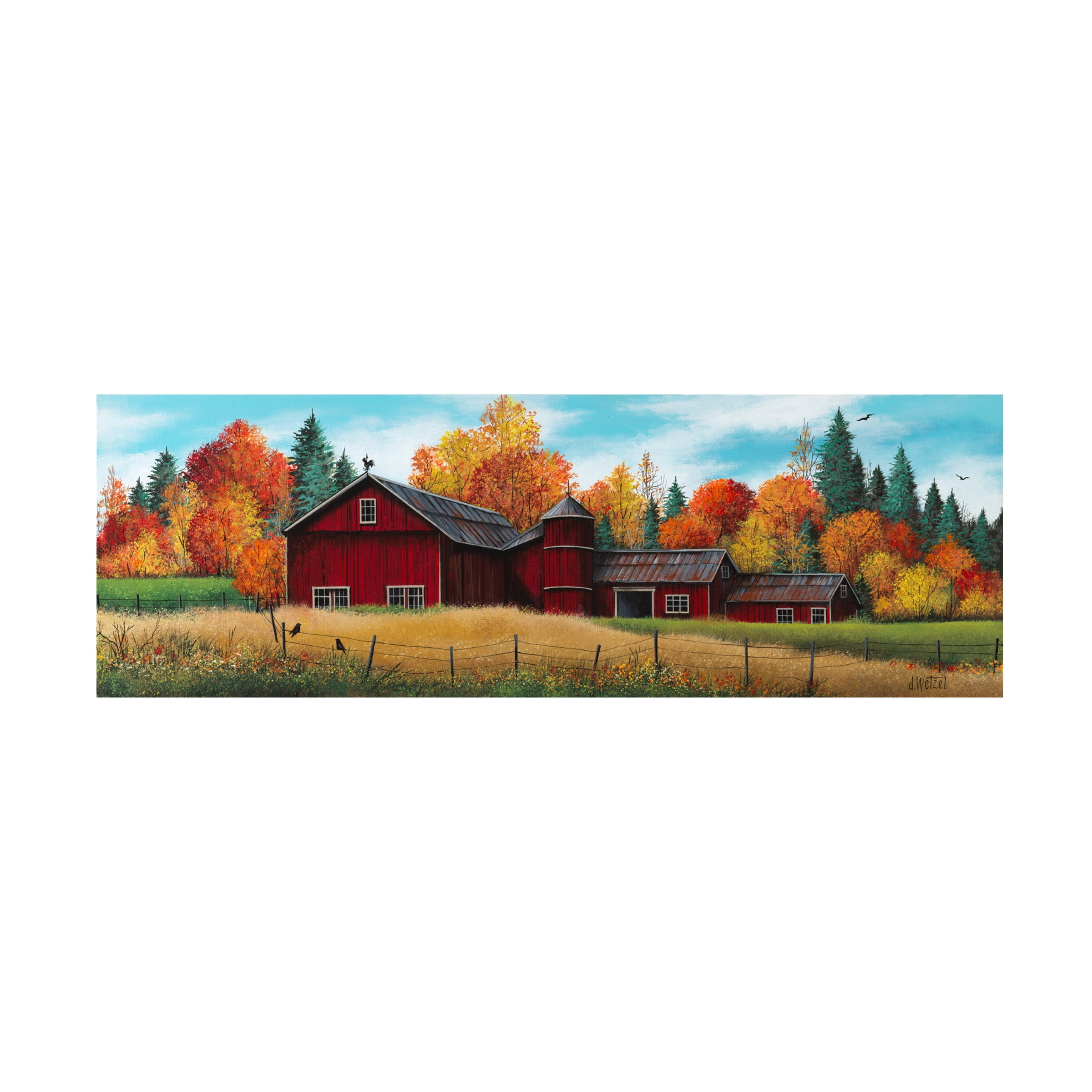 Debbi Wetzel 'Crows N' Color' Canvas Art