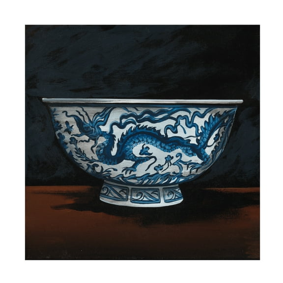 Debbi Wetzel 'Dragon Bowl' Canvas Art
