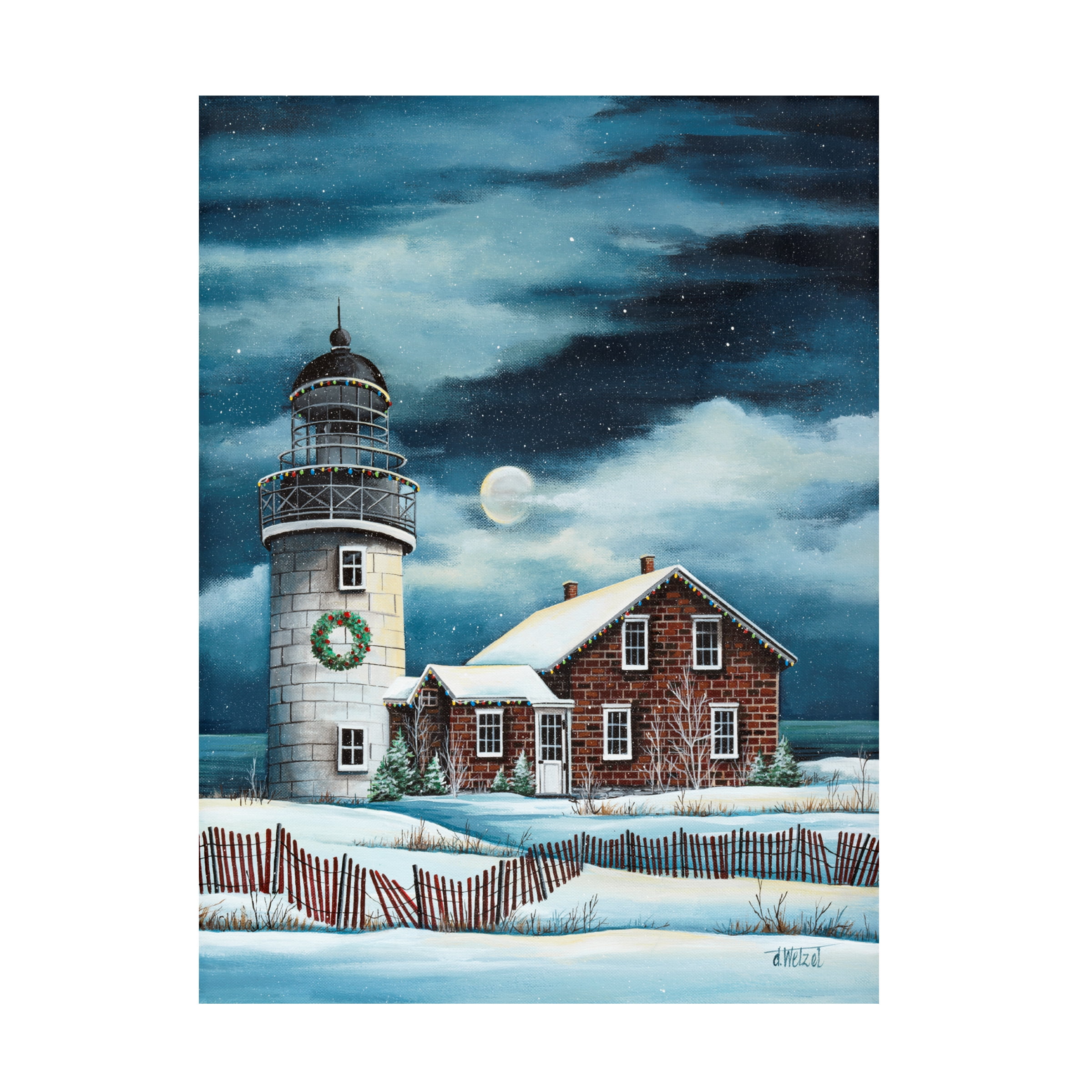 Debbi Wetzel 'Holiday Light' Canvas Art