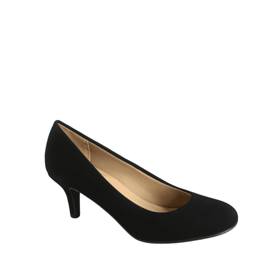 Debbie-32 Women's Fashion Round Toe Low Heel Slip On Pump Dress Shoes