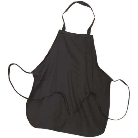Debco A3629 Extra Long Self Material Apron - Black