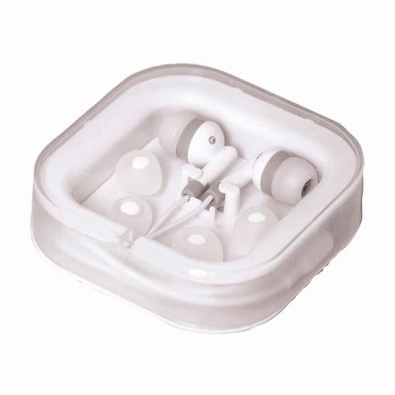 Debco CU5996 Earbuds with Mic - All White