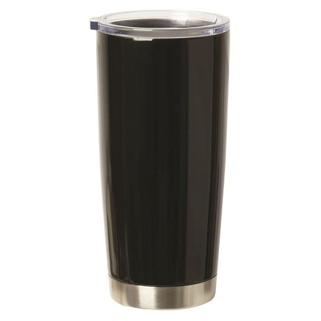Debco DA8047 Arctic Shimmer 600 ml 20 oz Travel Tumbler -  Black