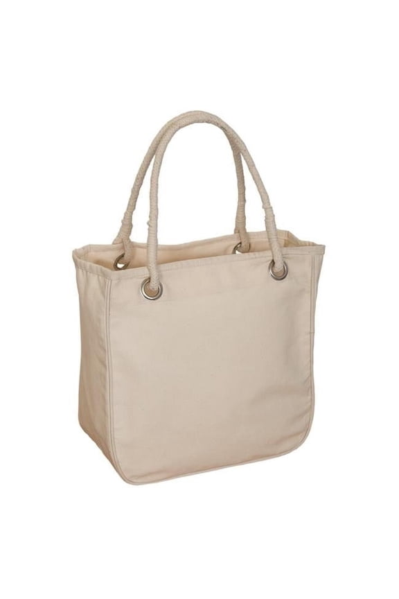 E7099 Organic Rope Tote Bag - Natural