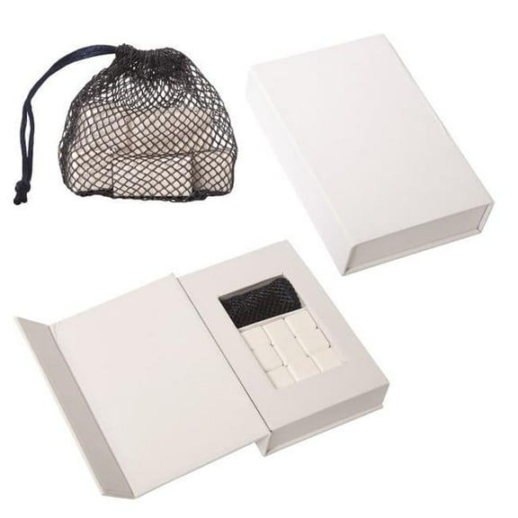 Debco KP8726 Shanghai Nights Ceramic Ice Rocks - White