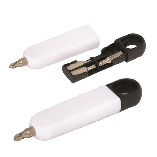 Debco MT8928 Tough Bit Screwdriver Set - Black / White
