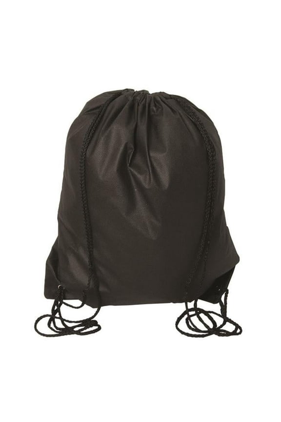 NW9190 Urban Adventurer Non Woven Drawstring Backpack - Black