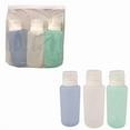 thumbnail image 1 of Debco TG8835 Air Silicone Travel Bottles - Blue - Green / Clear bottles in Clear case, 1 of 1