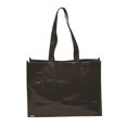 thumbnail image 1 of Debco TO6559 5Th Ave Laminated Non Woven Tote Bag - Black, 1 of 1