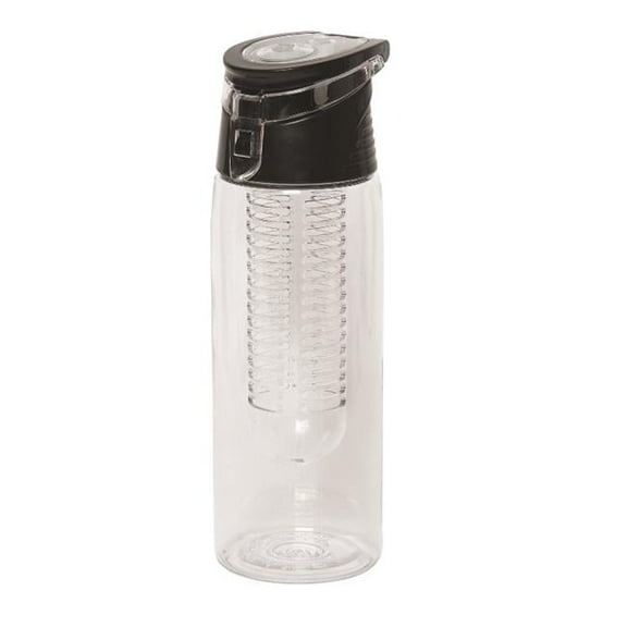 Debco WB9027 Selma Sipper 680 ml 23 oz Tritan Infuser Bottle - Black