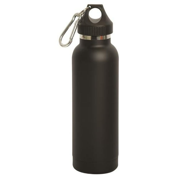 Debco WB9282 Skylark 500 ml 17 oz Bottle with Vacuum Insulation - Black