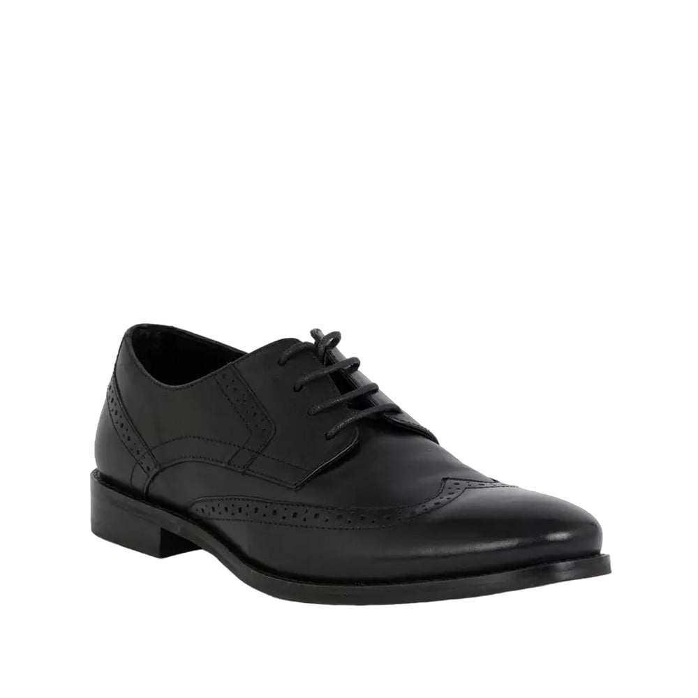 Debenhams Mens Bourne Leather Wing Tip Derby Shoes