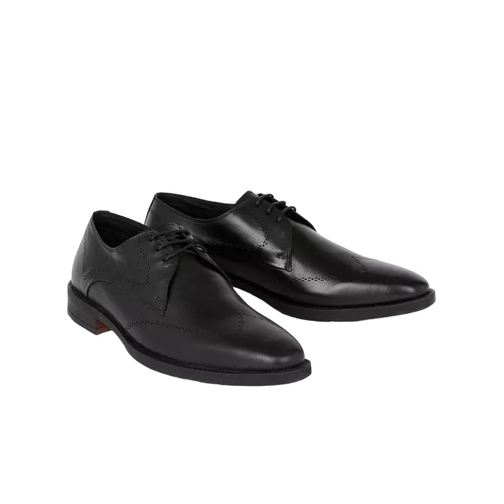 Debenhams Mens Filton Leather Wing Tip Derby Shoes