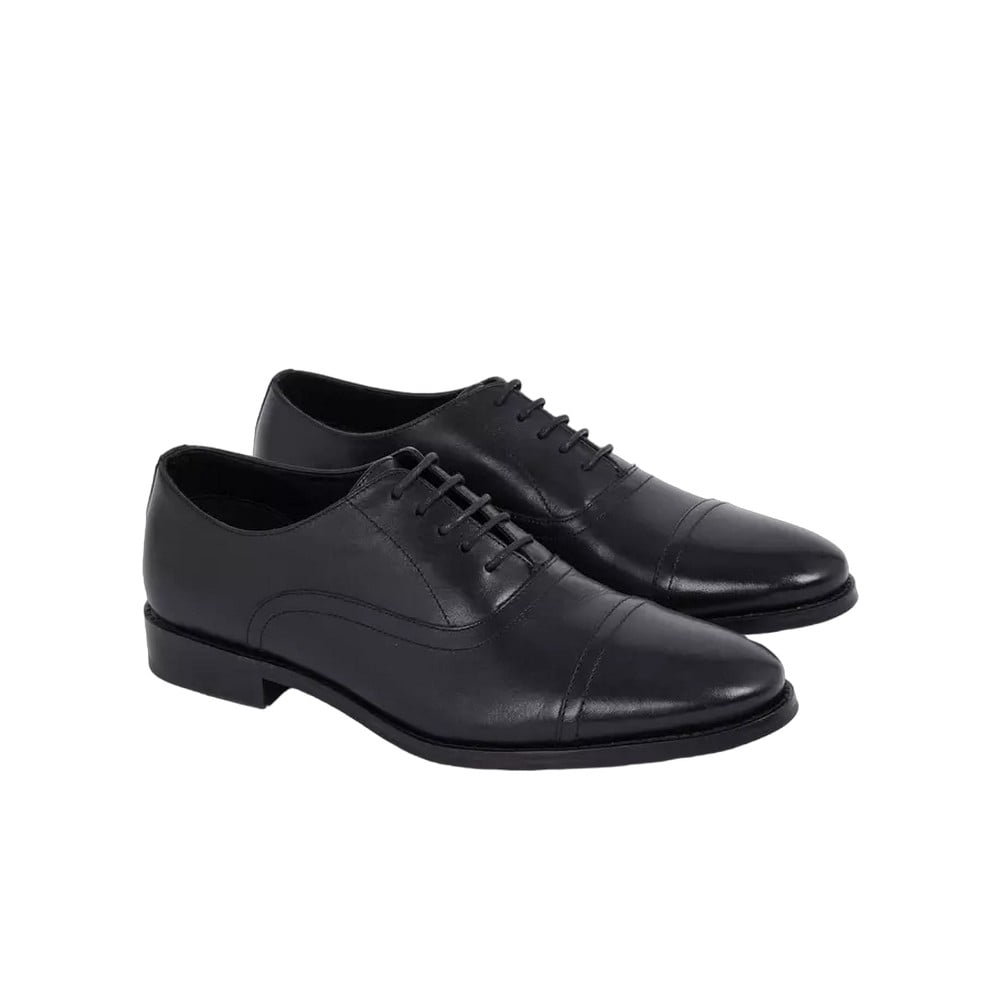 Debenhams Mens Halls Leather Toe Cap Oxford Shoes