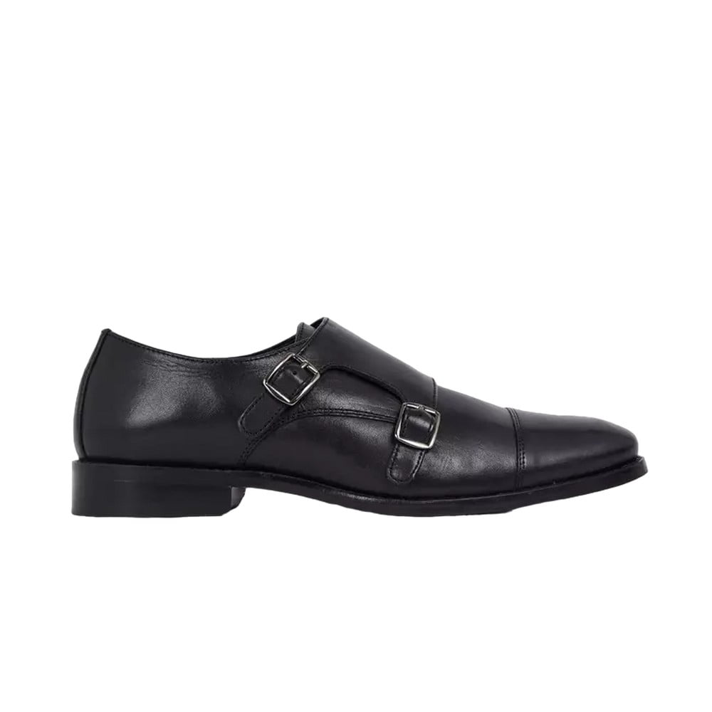 Debenhams Mens Kiln Leather Double Monk Strap Casual Shoes