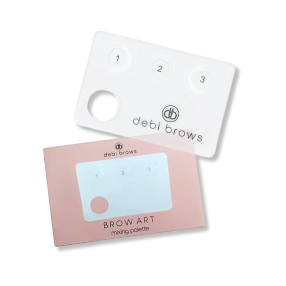 Debi Brows' Brow Art Mixing Palette