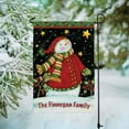 thumbnail image 1 of Debi Hron Personalized "Snowman" Garden Flag, 1 of 1