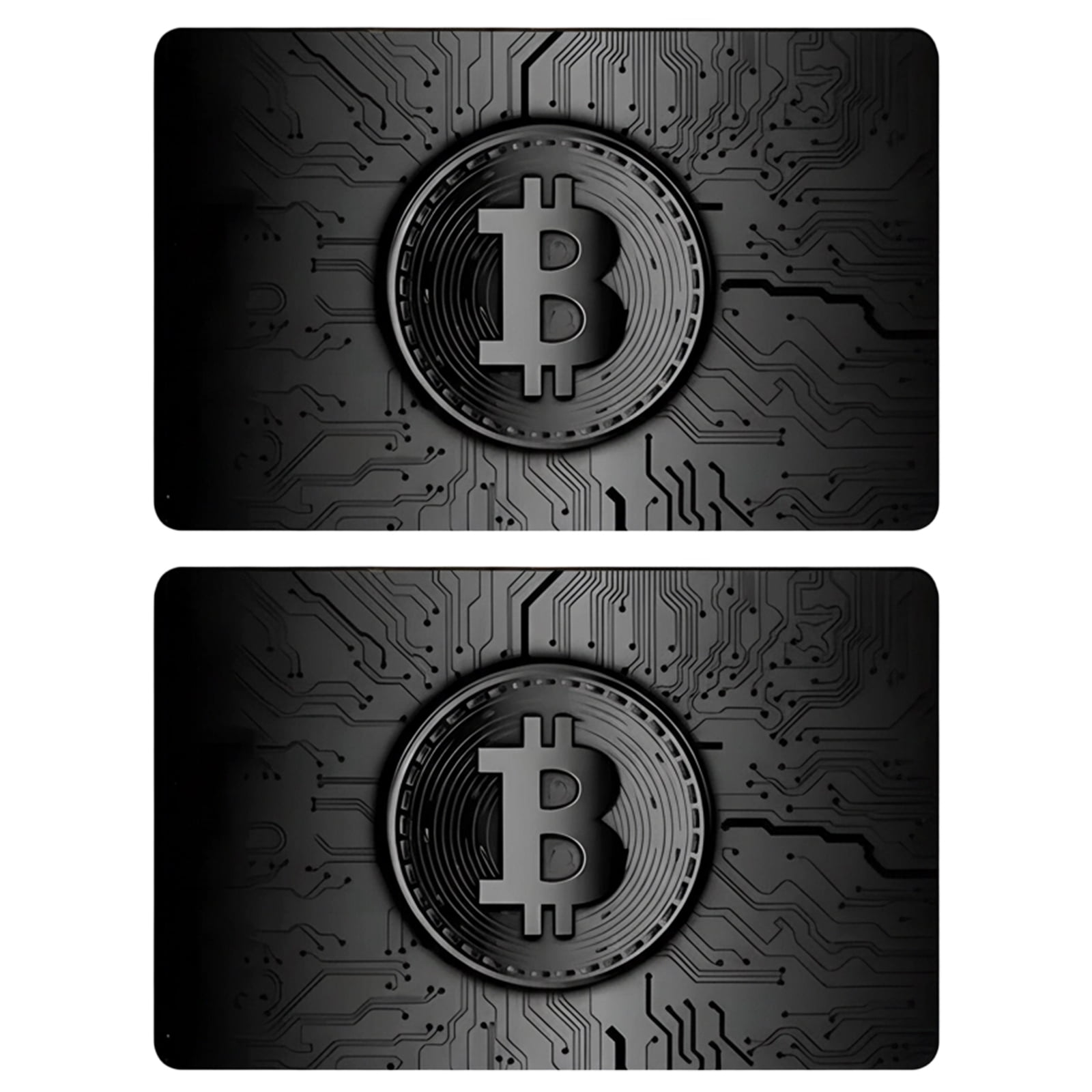Debit Card Skin, 2Pack Bitcoin Cover Credit Card Sticker Bitcoin ...