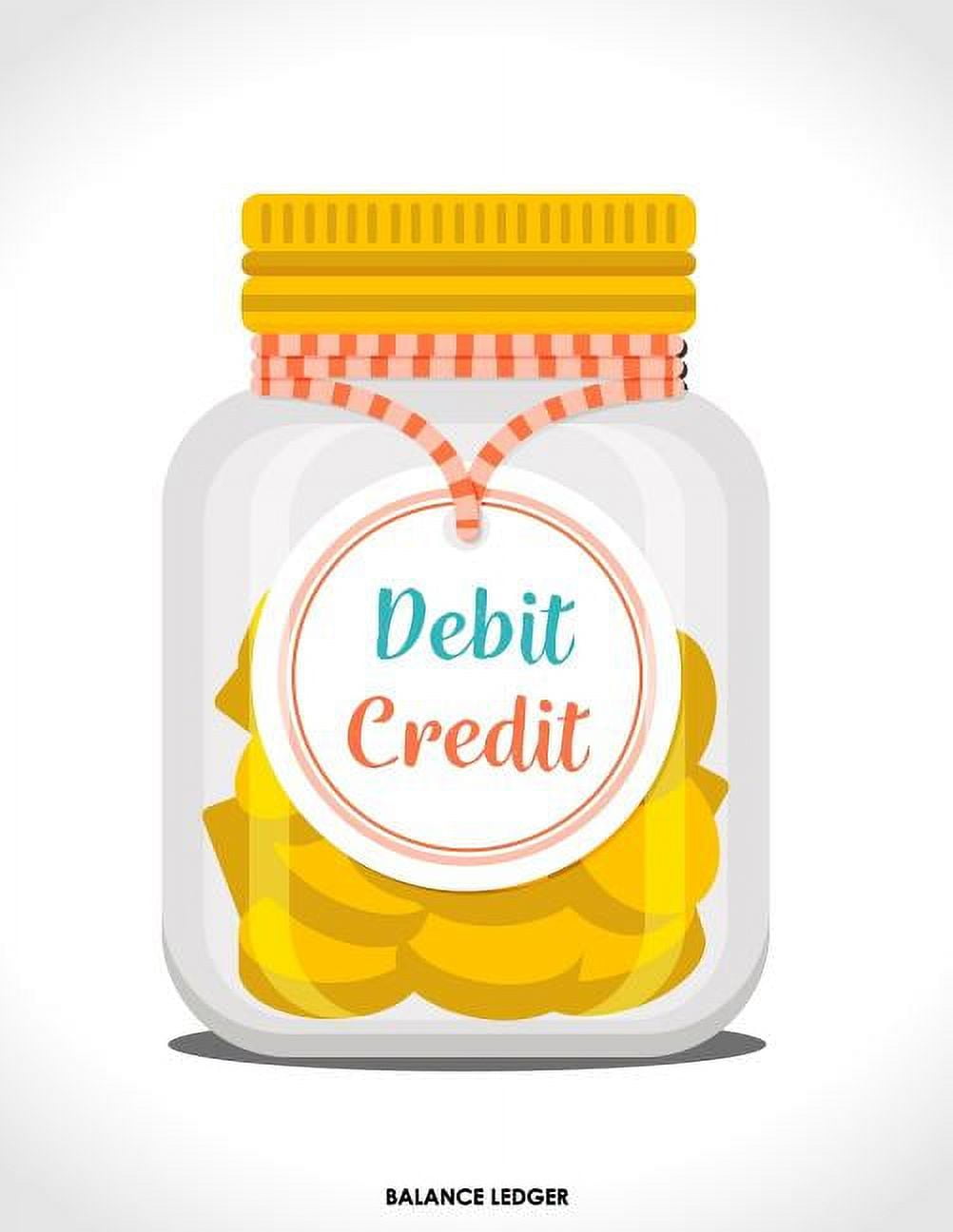 Debit Credit Balance Ledger Accounts Journal General Ledger