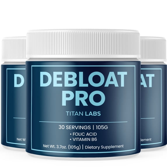 Debloat Pro Powder Advanced Formula Supplement to Support Active Lifestyle DebloatPro 90 Servings