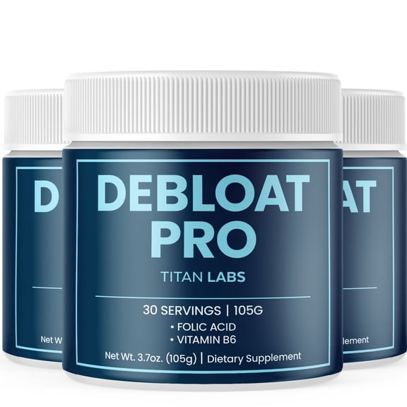 Debloat Pro Powder Advanced Formula Supplement to Support Active Lifestyle DebloatPro 90 Servings